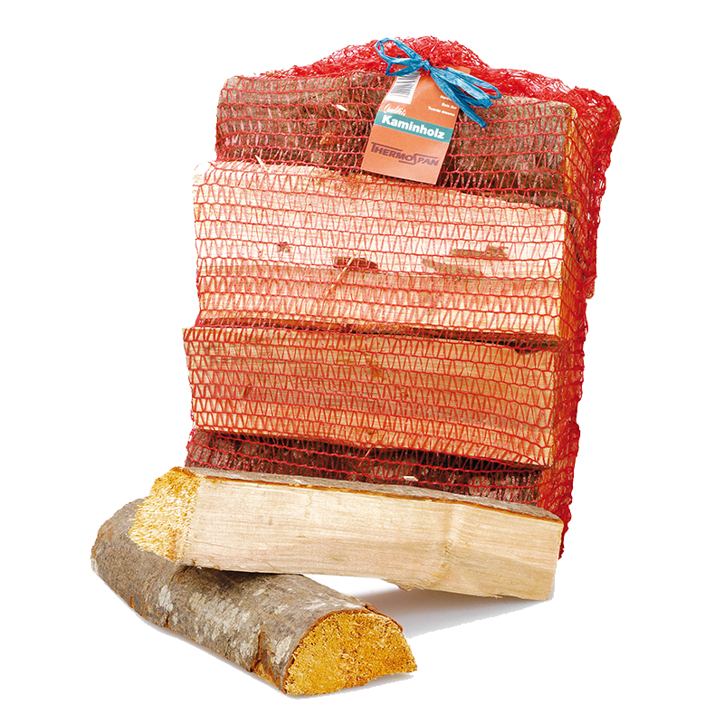 Thermospan® Kaminholz – Hartholz-Mix – 90 Netze à 12 dm³