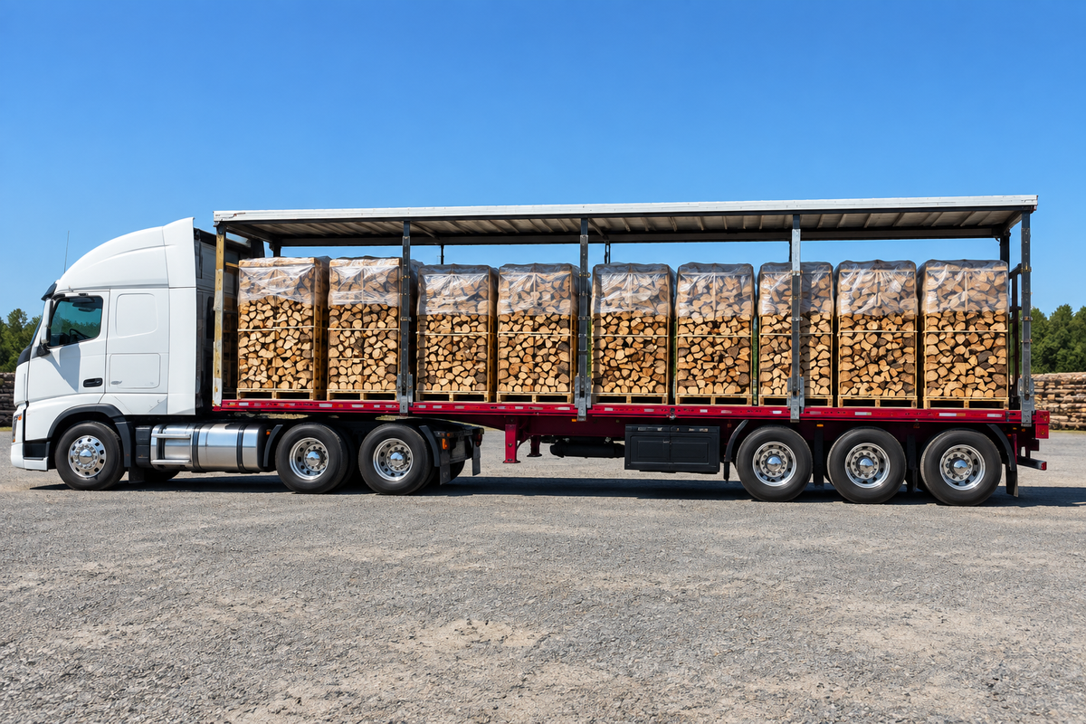Birkenbrennholz 48 Ster – 30/33 cm | Firwoods GmbH