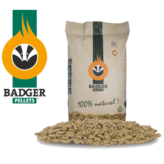 BADGER Premium-Pellets – 975 kg – 65 × 15 kg