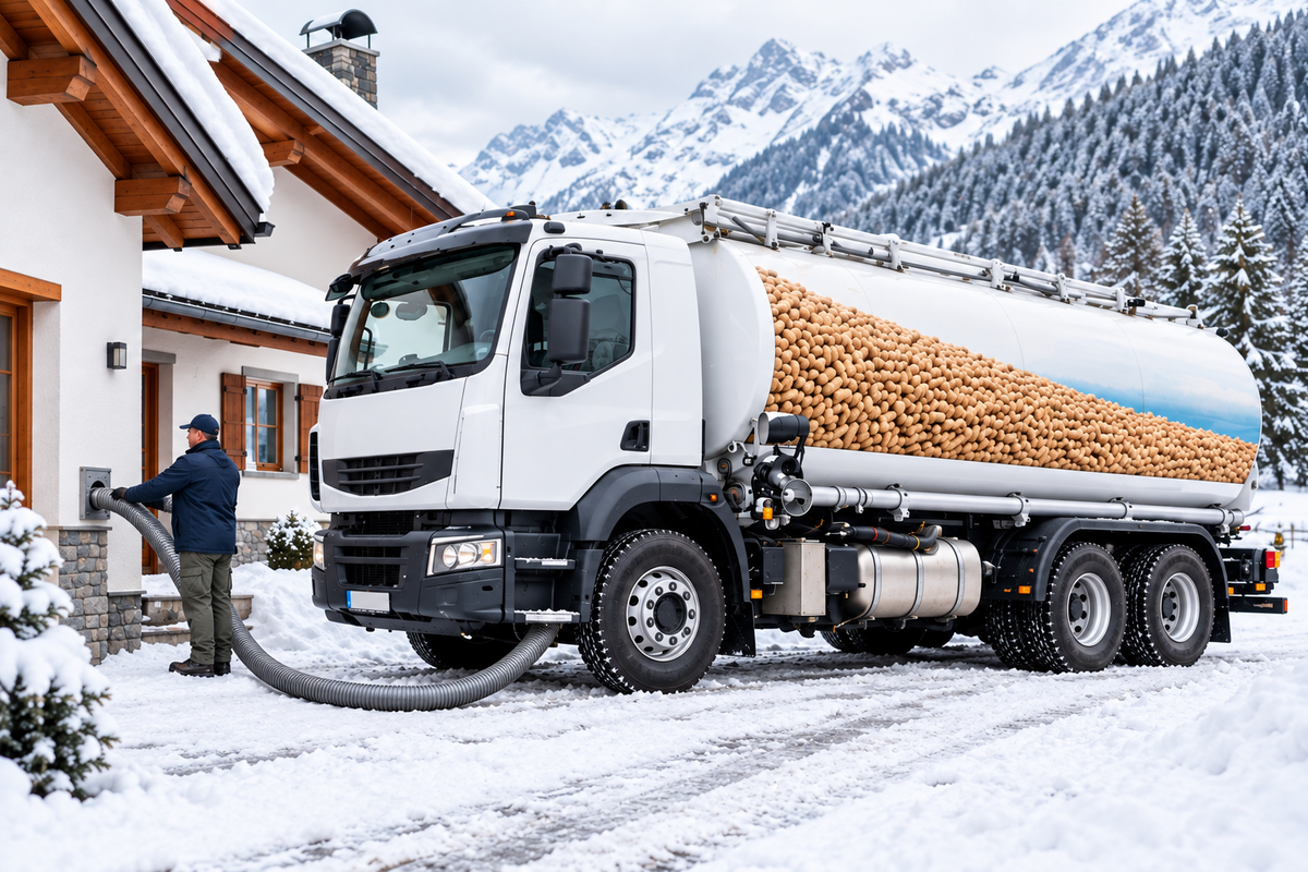 Thermospan® Holzpellets – 3, 6 oder 9 Tonnen – lose per Silowagen